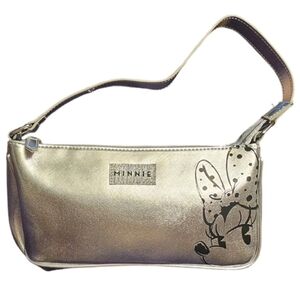 Disney Minnie Mouse Shoulder Bag by Danielle Nicole - Silver EUC